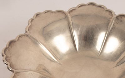 Lot 40 - A silver pedestal bowl, Birmingham 1943, of...