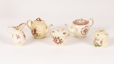 Lot 131 - A group of 18th Century polychrome decorated...