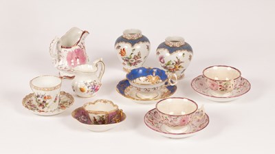 Lot 139 - A group of decorative porcelain comprising two...