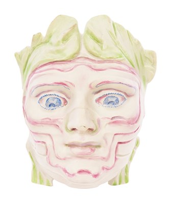 Lot 147 - Ernst Fuchs for Rosenthal, a porcelain mask...