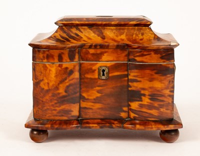 Lot 279 - A 19th Century tortoiseshell and ivory inlaid...