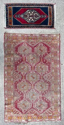 Lot 329 - A Bergama rug, West Anatolia, c 1920, the...