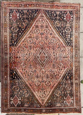 Lot 334 - A Shiraz carpet, South West Persia, the soft...