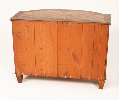 Lot 434 - A Dutch laburnum chest of drawers, circa 1800,...