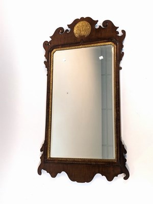 Lot 476 - A George II walnut framed fret carved and...