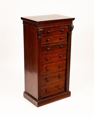 Lot 499 - A Victorian simulated rosewood Wellington...