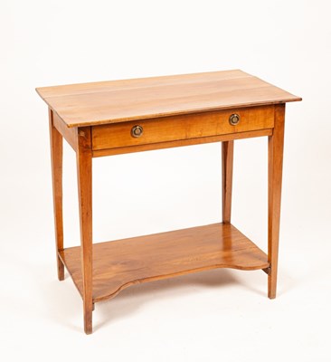 Lot 545 - A French cherry wood side table, the...