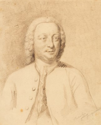 Lot 607 - Jan Maurits Quinckhard (1688-1772)/Portrait of...