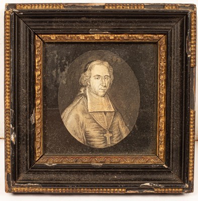 Lot 662 - English School, 18th Century/Miniature...