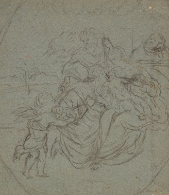 Lot 684 - Jan Van Der Hoecke (1611-1651)/The Holy Family...