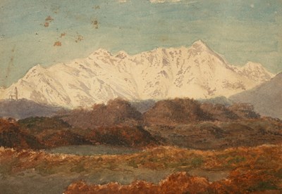 Lot 703 - English School, 19th Century/Snowy...