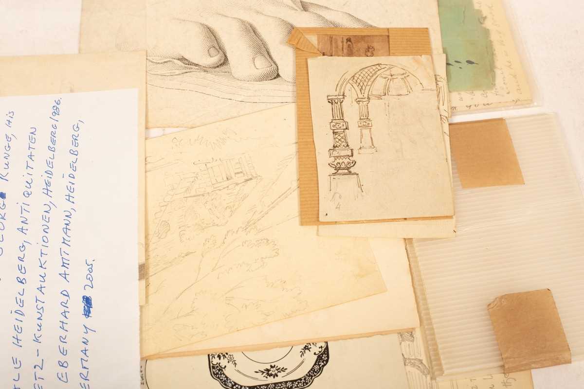 Lot 729 - A collection of small old master drawings,