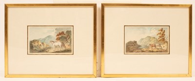 Lot 811 - George Ely, circa 1800/River Landscape with...