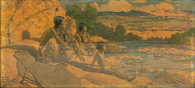 Lot 840 - After Robert Wesley Amick/Native American...