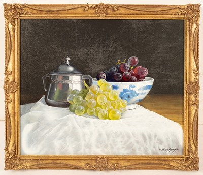 Lot 867 - Peter Kotka (born 1951)/Still Life/silver and...