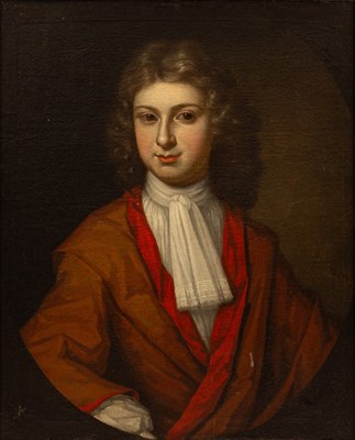 Lot 893 - Attributed to John Fayram (1690-1744)/Portrait...