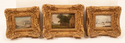 Lot 904 - Circle of Smith of Chichester/Winter Landscape...