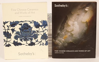 Lot 1 - Sotheby's Asian arts sale catalogues, London,...