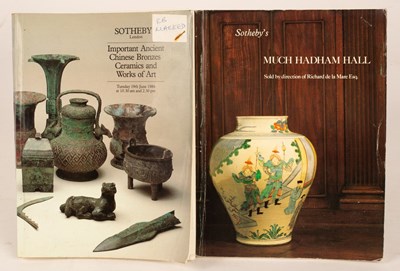Lot 5 - Sotheby's Asian arts (mainly Chinese) sale...