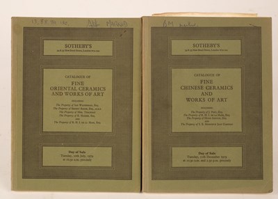 Lot 8 - Sotheby's Asian arts (mainly Chinese) sale...