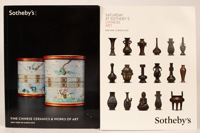 Lot 23 - Sotheby's Asian arts (mainly Chinese) sale...