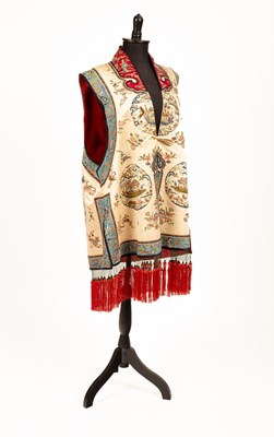 Lot 119 - A lady's Chinese ivory silk waistcoat, circa...