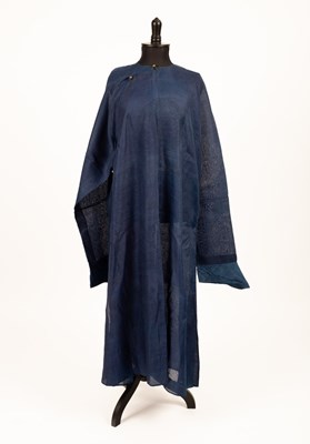 Lot 128 - A gentleman's Chinese blue surcoat with...