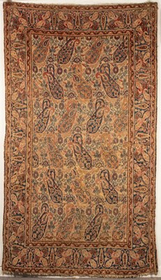 Lot 229 - An Afshar rug, South West Persia, the ivory...