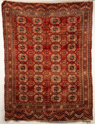 Lot 237 - A Tekke rug, West Turkestan, circa 1900, the...