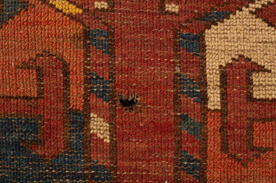 Lot 239 - An Ersari rug, West Turkestan, the deep madder...