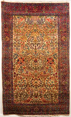 Lot 252 - A Kirman prayer rug, South East Persia, second...