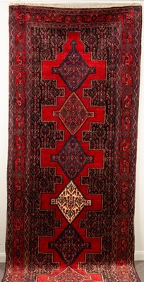 Lot 267 - A Senneh khelleh, West Persia, the dark madder...