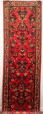 Lot 269 - A Sarouk runner, West Persia, late 20th...