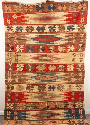 Lot 275 - A large Anatolian kilim, Central Anatolia,...