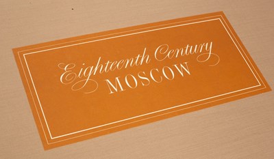 Lot 346 - Behrends (Rainer), Eighteenth Century Moscow,...