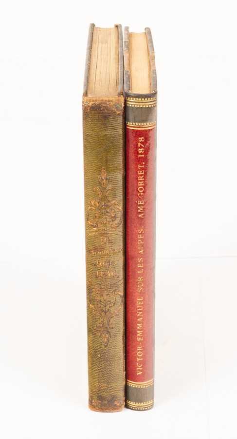 Lot 347 - Gorret (Ame) Victor Emmanuel sur les Alpes:...