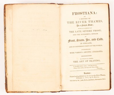 Lot 370 - Davis (George), Frostiana; or a history of the...