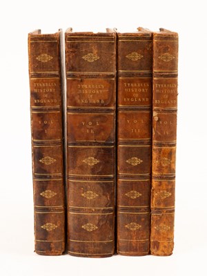 Lot 459 - Tyrrell (James) The General History of England...