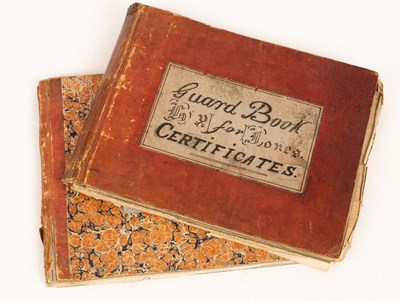 Lot 494 - Jones (Henry), Two Manuscripts Guard Books,...