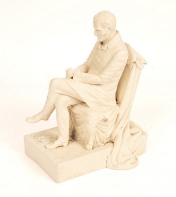 Lot 500 - A Samuel Alcock parian figure of the Duke of...