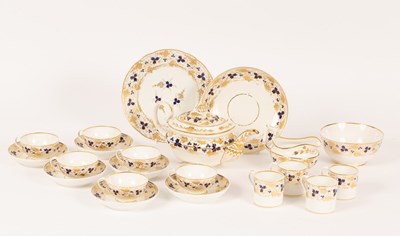 Lot 526 - A Derby porcelain tea service, circa 1810,...