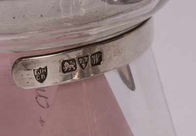 Lot 15 - A Victorian silver mustard pot, Crichton,...