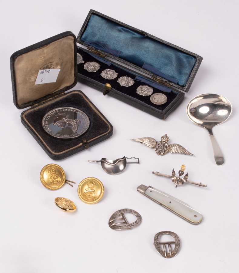 Lot 17 - A set of four early 20th Century silver...