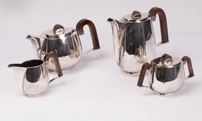 Lot 23 - An Art Deco silver tea and coffee service,...