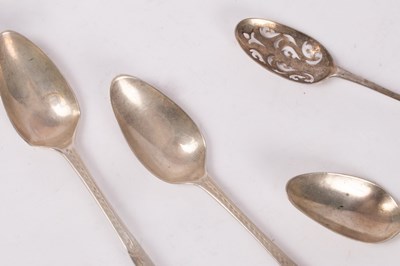 Lot 58 - Three provincial silver teaspoons, Dorothy...