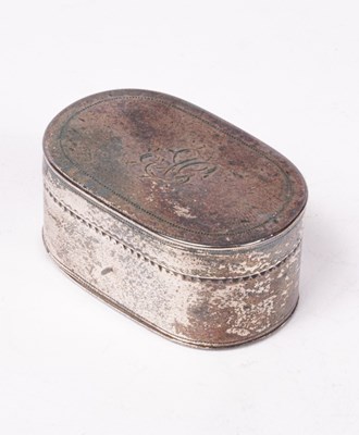 Lot 82 - A George III silver nutmeg grater, Phipps &...