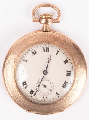 Lot 134 - A 9ct gold dress watch, the keyless lever...