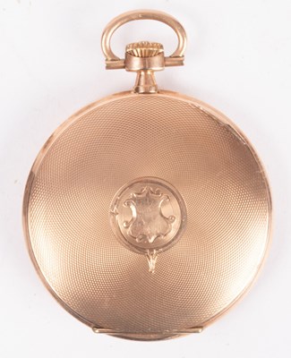 Lot 134 - A 9ct gold dress watch, the keyless lever...