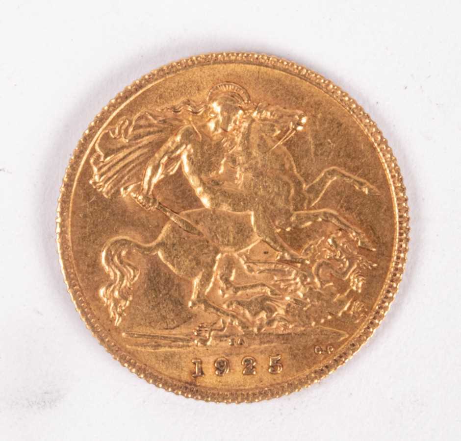 Lot 143 - George V 1925 half-sovereign