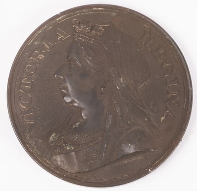 Lot 144 - A Queen Victoria diamond Jubilee medallion...